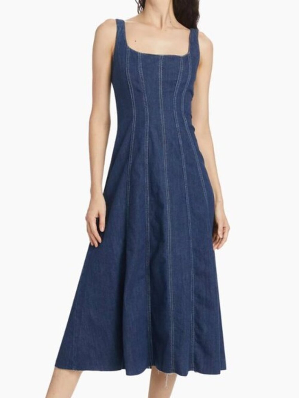 Reformation Denim Midi Dress